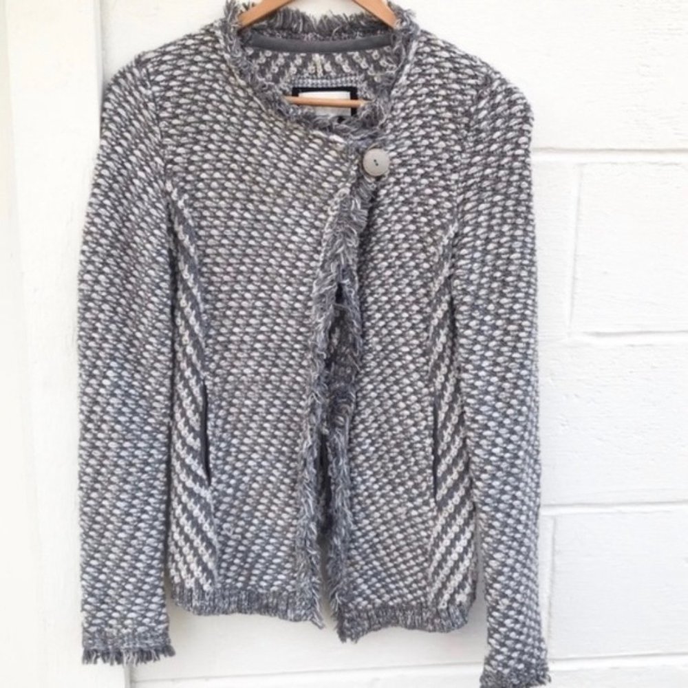 Anthro Angel of the North Fringe Cardigan Sweater - Picture 4 of 9